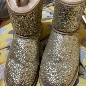 Sparkly Ugg boots size 11